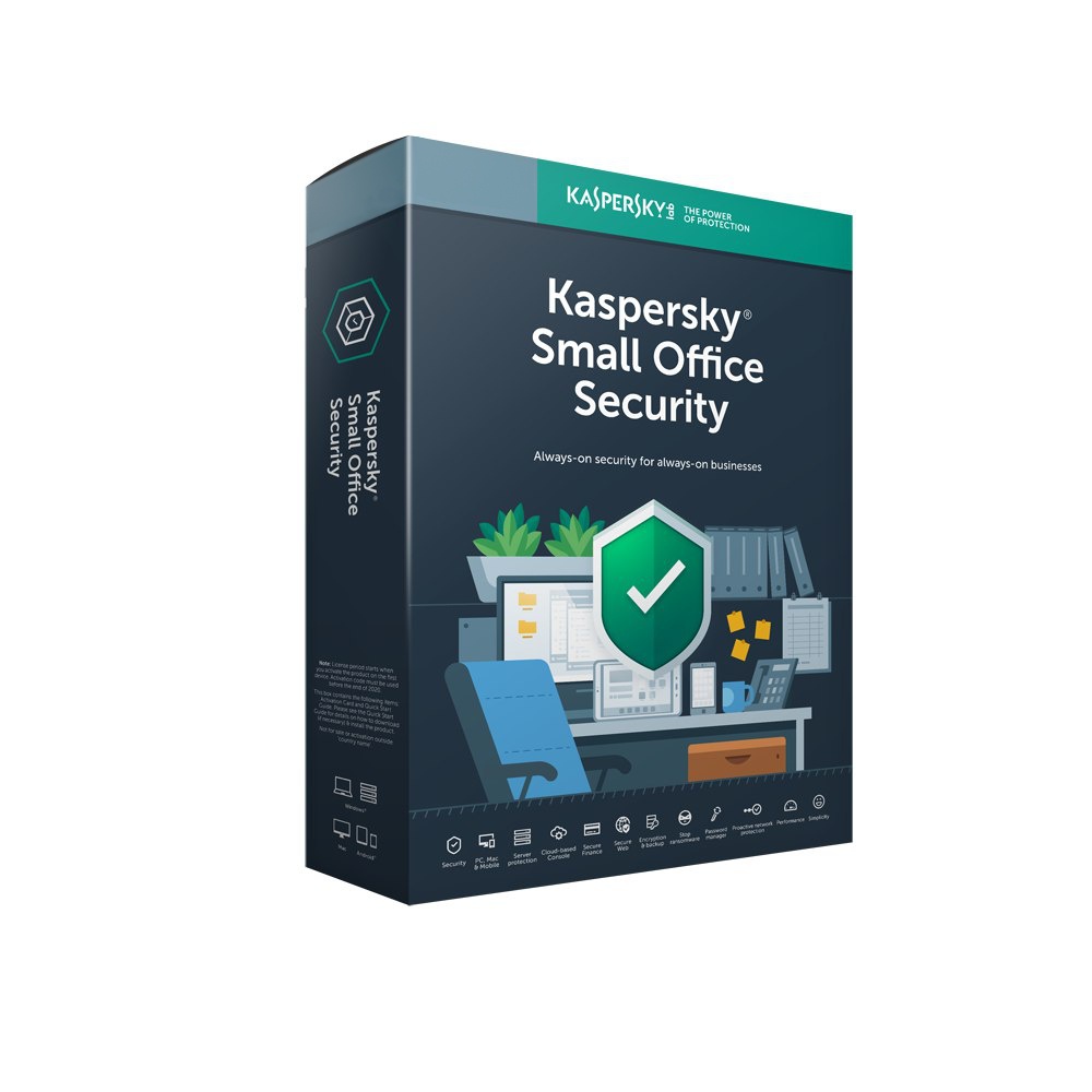 ESD 10 Usuarios + 1 Servidor Kaspersky Small Office Security V7, , 1 Año ― Producto Digital Descargable Antivirus SKU: KL4541ZDKFS
