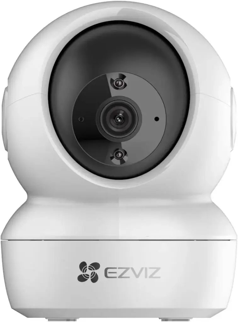 Cámara IP 4MP EZVIZ H6C Wi-Fi, Interior, Detección de Movimientos, Infrarroja, 360°, Bidireccional, Seguimiento, Privacidad, Videoanalíticos, Soporta MicroSD hasta 256Gb VZ CV-1701 CS-H6C 4MP SKU: EZH6C4WF
