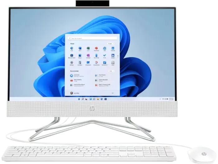 Computadora AIO HP 22-DD0544LA All in One 21.5" FHD, AMD Ryzen 3 3250U 3.5GHz, 4GB, 512GB SSD M.2, Windows 11 Home 64-bit, Negro PC-6137 SKU: 77K19LA#ABM