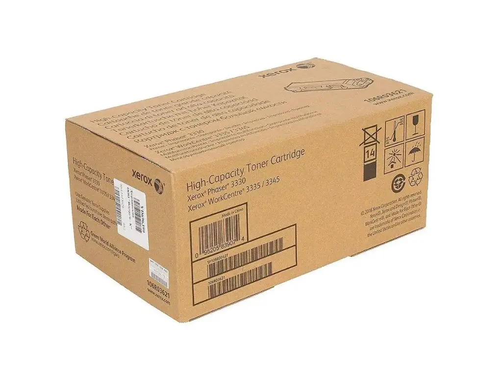 Tóner Xerox 106R03621 Negro, 8,500 Páginas Xerox Phaser 3330/ 3335/ 3345 SKU: 106R03621