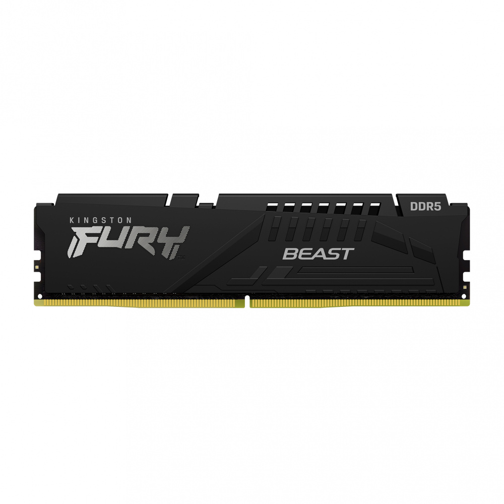 Memoria RAM Kingston FURY Beast DDR5, 4800MHz, 1.1V 16GB, ECC, CL38, XMP SKU: KF548C38BB-16