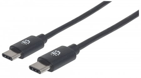 [354905] Manhattan USB C Macho - USB C Macho, 2 Metros, Negro Tipo C SKU: 354905