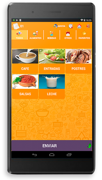 Soft Restaurant Móvil + Menú Digital Sistema Android 11, Procesador Quad-Core (Hasta 2.0 GHz), Almacenamiento de 32 GB, Pantalla de 7". SKU: SR-MOVIL-TBM7-306F/32G