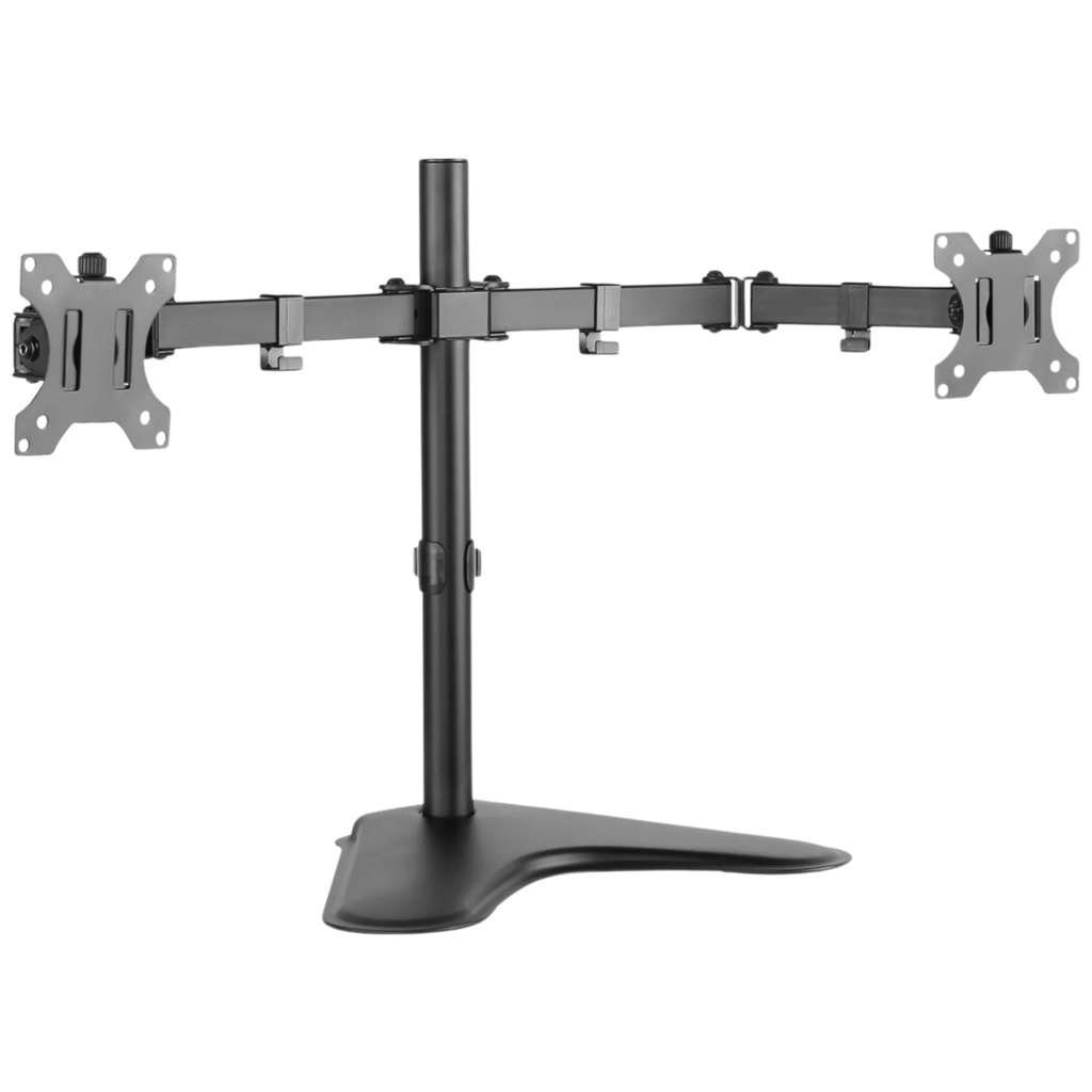 [OVME-D1332] Soporte Monitor de Escritorio OVME-D1332 Soporte DUAL de Escritorio para 2 Monitores LCD de 13inch a 32inch (Resistencia 8kgs) Marca Ovaltech SKU: OVME-D1332
