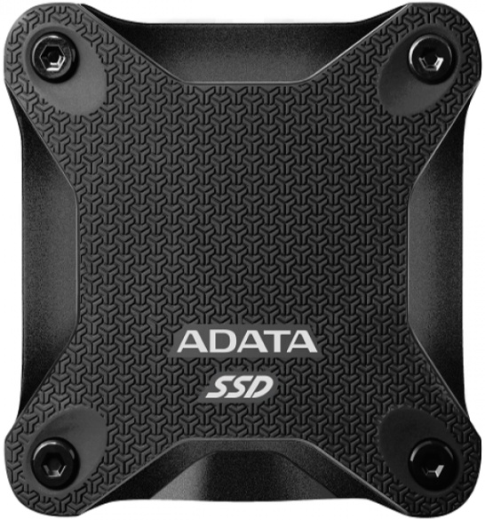 SSD Unidad de Estado Sólido externo ADATA SD600Q de 480GB, USB 3.1. Color Negro. SKU: ASD600Q-480GU31-CBK