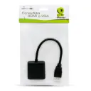 BRobotix Convertidor HDMI Macho - VGA Hembra, Negro SKU: 110910N