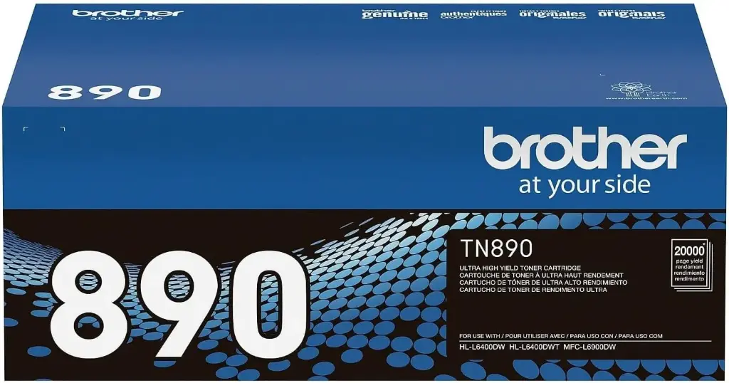TN890 Negro Original Cartucho de Toner Brother TN-890 HL-L6400DWT, MFC-L6900DW 20,000 Pag. SKU: TN890