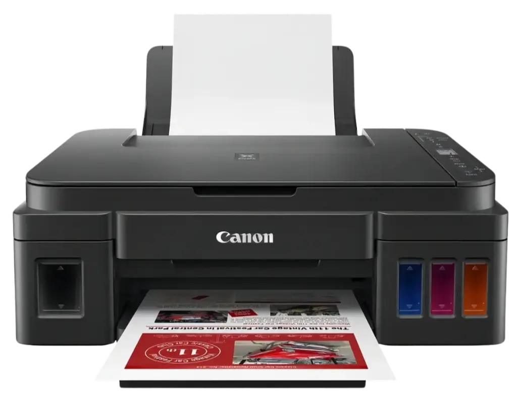 Multifuncional Canon PIXMA G3110 Color, Sistema de Tinta Continua Impresora Copiadora Escáner Wifi Fax SKU: 2315C004