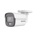 Cámara Hikvision Bala TURBOHD 3K (5 Megapixel) / Lente 2.8 mm / Micrófono Integrado / Imagen a Color 24/7 (ColorVu) / Luz Blanca 20m / Exterior IP67 / dWDR / 4 Tecnologías SKU: DS-2CE10KF0T-FS