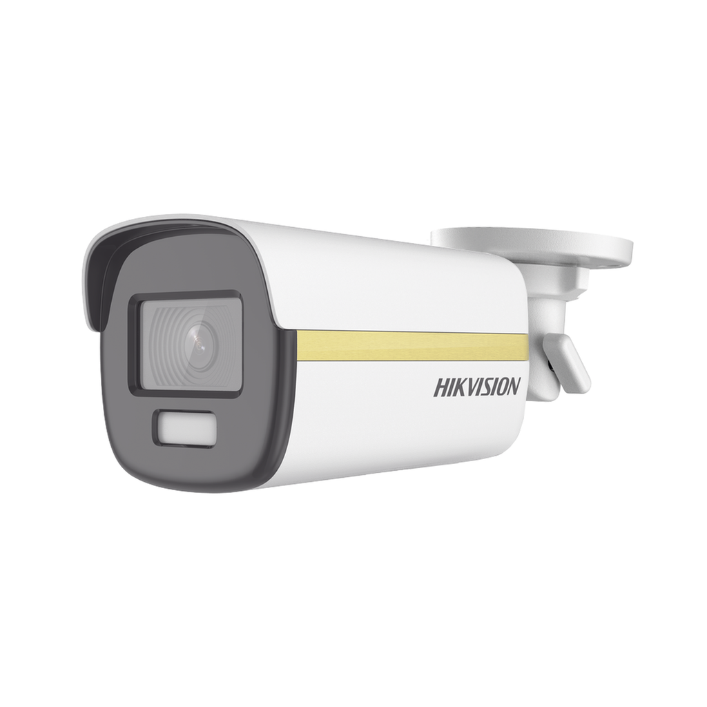 Cámara Hikvision Bala TURBOHD 4K / Imagen a Color 24/7 (ColorVu) / Lente 3.6 mm / METAL / Luz Blanca 40 mts / Exterior IP67 / WDR 130 dB SKU: DS-2CE12UF3T-E