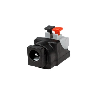 Adaptador tipo Jack de 3.5 mm Hembra Polarizado de 12 Vcc con Terminales de Presión Plug Hembra Epcom Powerline SKU: JR53X