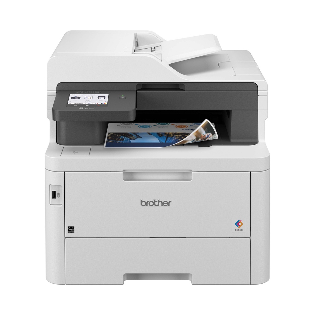 Multifuncional Brother MFC-L3780CDW Color, LED, Inalámbrico, Impresora Copiadora Escaner Fax Wifi, Gigabit Ethernet, Impresión Dúplex y Móvil SKU: MFCL3780CDW
