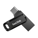 Memoria USB SanDisk Ultra Dual Drive Go, 128GB, USB C, Lectura 150MB/s, Negro/Plata RAM-3655 SKU: SDDDC3-128G-G46