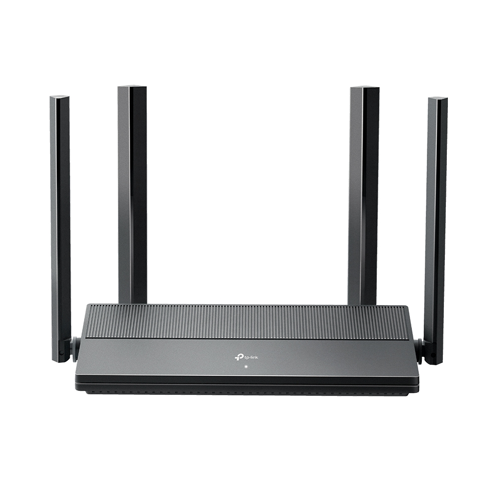 Router TP-Link Gigabit Ethernet de Banda Dual EX141, WiFi 6 Inalámbrico, 1201Mbit/s, 4x RJ-45, 2.4/5GHz, 4 Antenas Externas NIC-4505 SKU: EX141