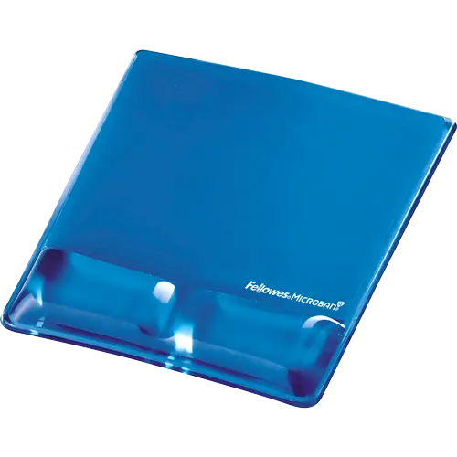 [9182201] Mousepad Fellowes con Descansa Muñecas, 20x25.4cm, Grosor 2.4cm, Azul SKU: 9182201