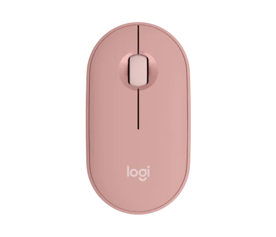 Mouse Logitech Óptico Pebble 2 M350s, Inalámbrico, RF + Bluetooth, 4000DPI, Rosa SKU: 910-007048