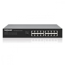 Switch Intellinet Gigabit Ethernet 561815, 16 Puertos 10/100/1000Mbps, 32 Gbit/s, 8.192 Entradas - No Administrable SKU: 561815