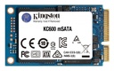 SSD Unidad de Estado Sólido Kingston KC600 mSATA Utilizando la Interfaz SATA Rev. 3.0, NAND 3D TLC 512Gb, SKU: SKC600MS/512G