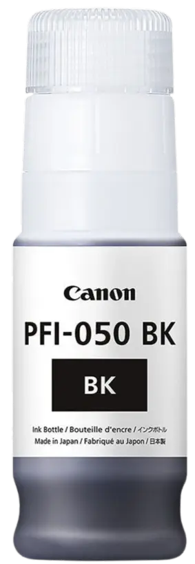 PFI-050BK Original Tanque de Tinta Canon Negro imagePROGRAF TC-20 5698C001AA 70ml SKU: PFI-050BK