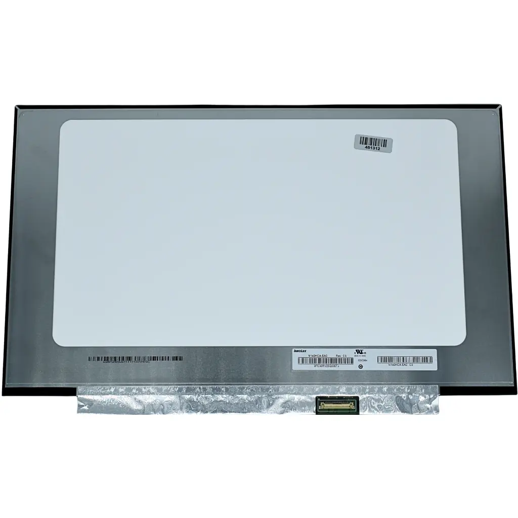 LCD140-019 Pantalla LCD 14.0 LED FHD (1920x1080) EDP IPS Slim Conector Inferior Derecho 30P *SIN BRACKETS / BEZEL DELGADO SKU: LCD140-019
