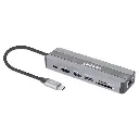 Manhattan Docking Station 153928 USB C, 2x USB 3.2, 1x USB C, 1x HDMI, SD/MicroSD, Plata AC-12114 SKU: 153928