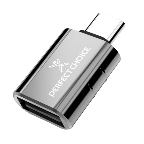 Perfect Choice Adaptador USB 2.0 Hembra - USB C Macho, Negro AC-9659 OTG SKU: PC-101291