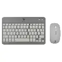 Kit de Teclado y Mouse Perfect Choice Genova, Inalámbrico, RF Inalámbrico + Bluetooth, Negro (Español) KB-1012 SKU: PC-201250