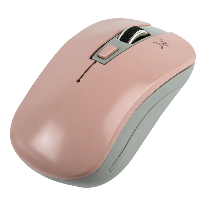 Mouse Perfect Choice Óptico Essentials, Inalámbrico, USB, 1600DPI, Rosa MS-1471 SKU: PC-045090