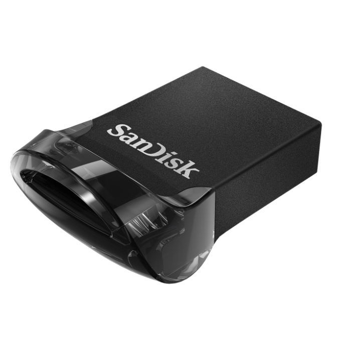Memoria USB SanDisk Ultra Fit, 16GB, USB 3.0, Lectura 130MB/s, Negro RAM-2948 SKU: SDCZ430-016G-G46