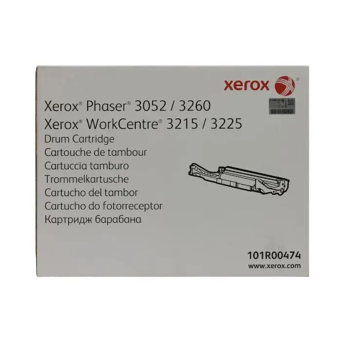 101R00474 Original Drum Xerox WorkCentre 3215, 3225, Xerox Phaser 3052, 3260 10,000 Páginas CN-4886 SKU: 101R00474