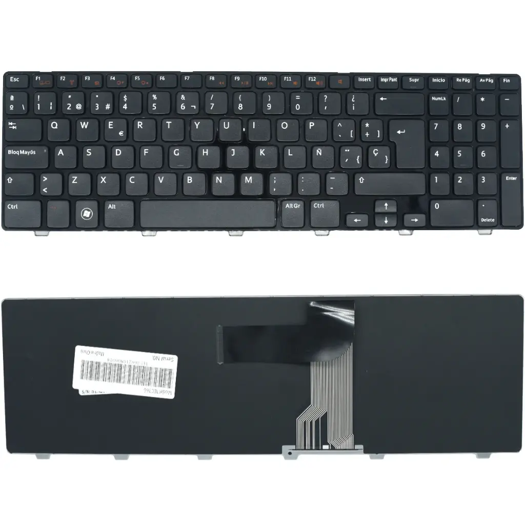 TEC366 Teclado color Negro (SP) para DELL Inspiron 15r N5110 5110 SKU: TEC366