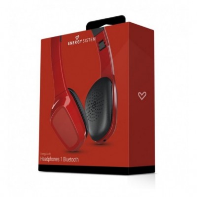 AUDIFONOS TIPO DIADEMA ENERGY SISTEM Headphones 1, Diadema, Rojo, Bluetooth