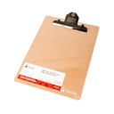 Tabla de Madera con Clip Carta Color Café 1 Pieza SKU: NE-170