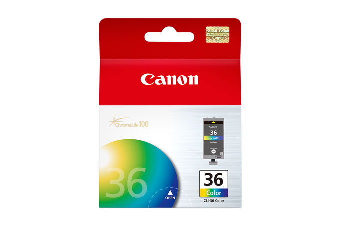 CLI-36 Tricolor Original Cartucho de Tinta CLI36 Canon Canon ip100, ip110, Mini320, Mini260, TR150 250 Pag. SKU: 1511B002AA