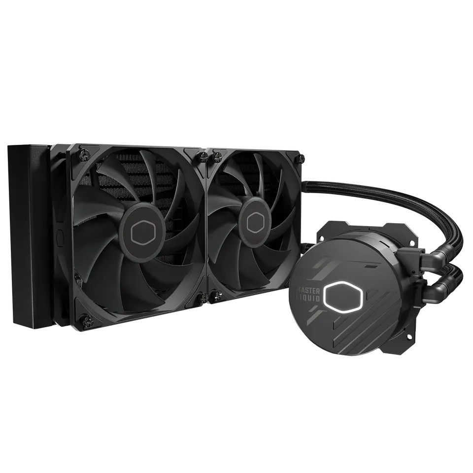 [MLW-D24M-A17PK-R1] Cooler Master MasterLiquid 240L Core Enfriamiento Líquido, 2x 120mm, hasta 1750RPM, Negro, Socket S-1851, S-1700, S-1200, S-AM5, S-AM4 SKU: MLW-D24M-A17PK-R1