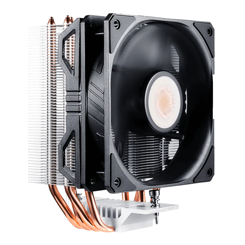 Disipador CPU Cooler Master Hyper 212 EVO V2, 120mm, 650-1800RPM, Negro/Plata, Socket S-1700, S-1200, S-AM5, S-AM4, SKU: RR-2V2E-18PK-R2