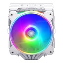 Disipador CPU Cooler Master Hyper 622 Halo White, 120mm, 650 - 2050RPM, Blanco, Socket S-1200, S-1700, S-AM5, S-AM4 SKU: RR-D6WW-20PA-R1