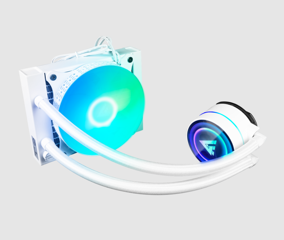 Game Factor LQG501 Enfriamiento Líquido para CPU, 1x 120mm, hasta 1500RPM, Blanco SKU: LQG501/WH