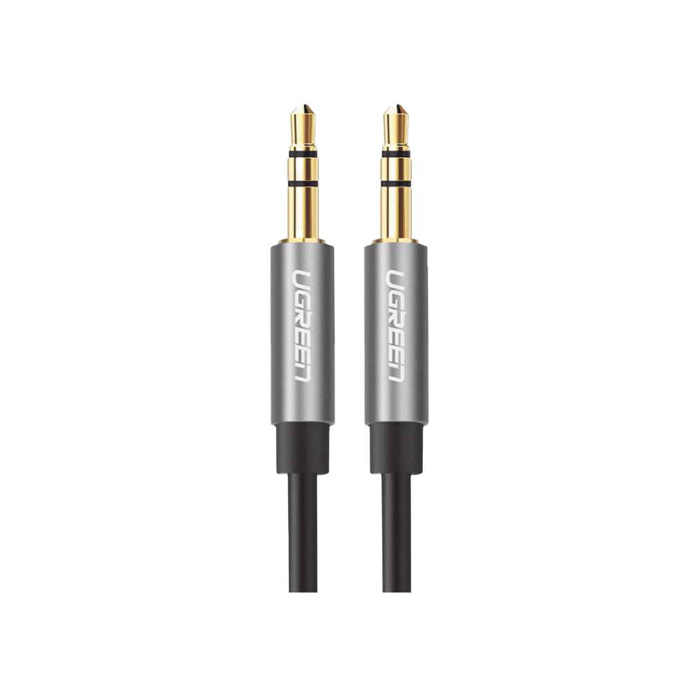 Cable Auxiliar 5 Metros Ugreen / Conector 3.5mm a 3.5mm / Macho a Macho / Cubierta de TPE / Carcasa de Aluminio / Color Negro SKU: 10737