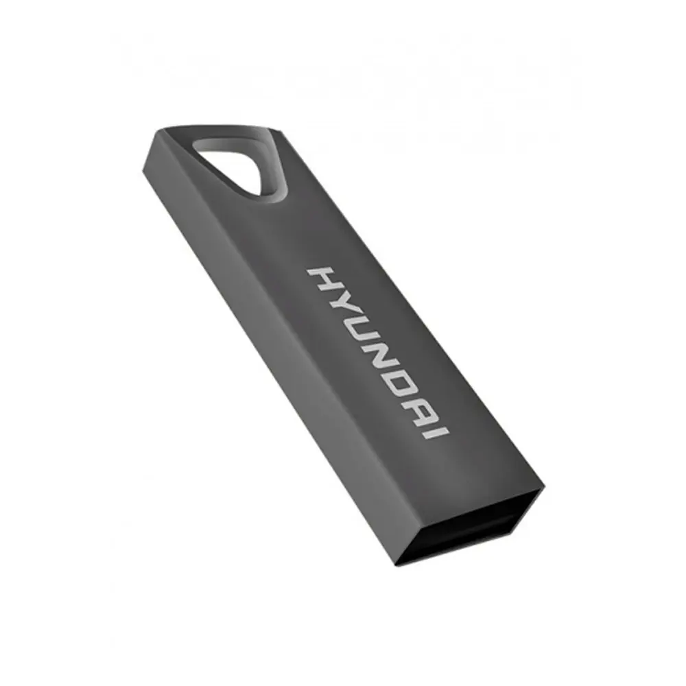 Memoria USB Hyundai Bravo Deluxe, 32GB, USB-A 2.0, Lectura 10MB/s, Escritura 3MB/s, Plata SKU: U2BK/32G/NEW