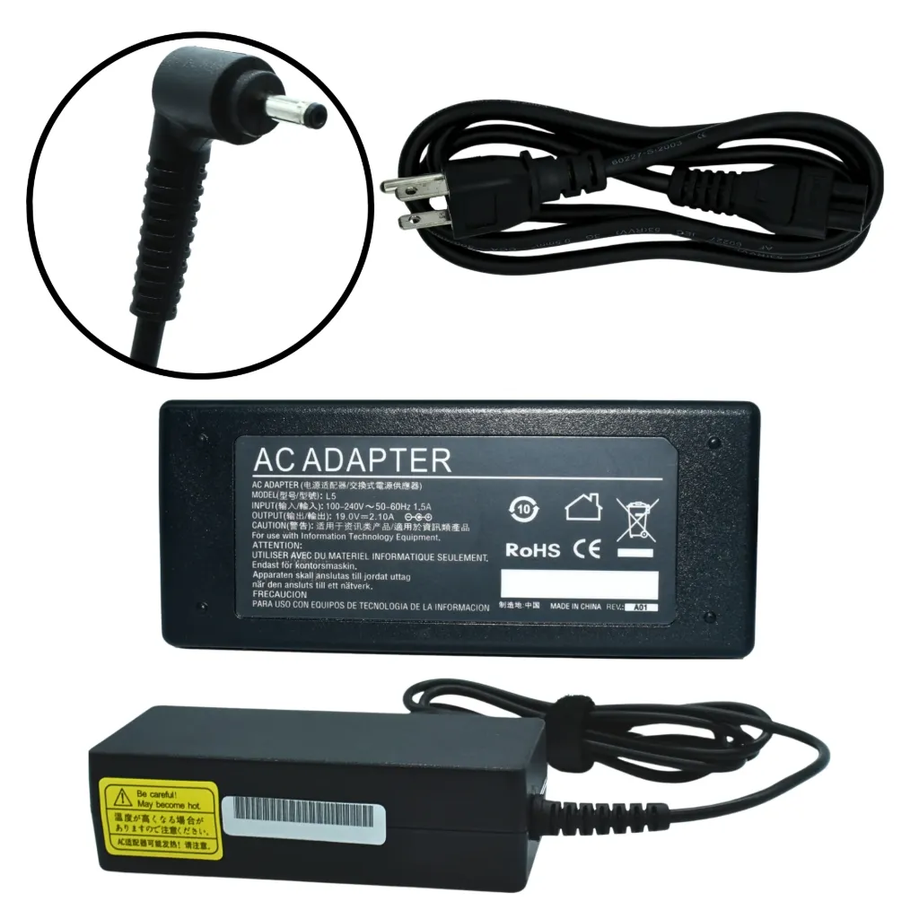 EK-L5 Adaptador de Corriente 40W 19V 2.1A (3.0*1.1) Marca EKO SKU: EK-L5