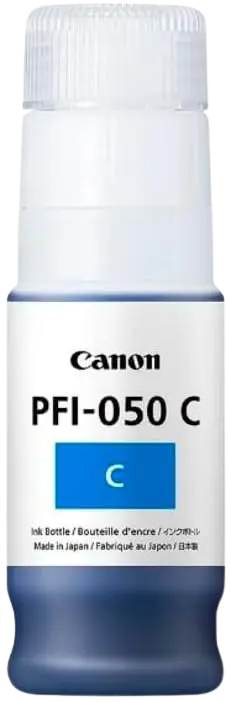 PFI-050C Original Tanque de Tinta Canon Azul imagePROGRAF TC-20 5699C001AA 70ml SKU: PFI-050C 
