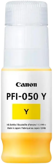 PFI-050Y Original Tanque de Tinta Canon Amarillo imagePROGRAF TC-20 5701C001AA 70ml SKU: PFI-050Y 