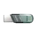 Memoria USB SanDisk  iXpand Flip, 128GB, USB-A/Lightning, Color Plata RAM-3760 SKU: SDIX90N-128G-GN6NE