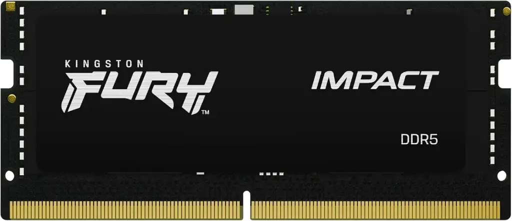 [KF556S40IB-16] Memoria RAM So-Dimm FURY Impact Black PnP DDR5, 5600Mhz, 16GB, Non-ECC, CL40, 1RX8 1.1V 262-pin 16Gbit SKU: KF556S40IB-16