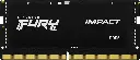 Memoria Ram FURY Impact Black PnP 4800MHz, 16GB, CL38, Non-ECC, SO-DIMM 1.1V DDR5 262-pin XMP SKU: KF548S38IB-16