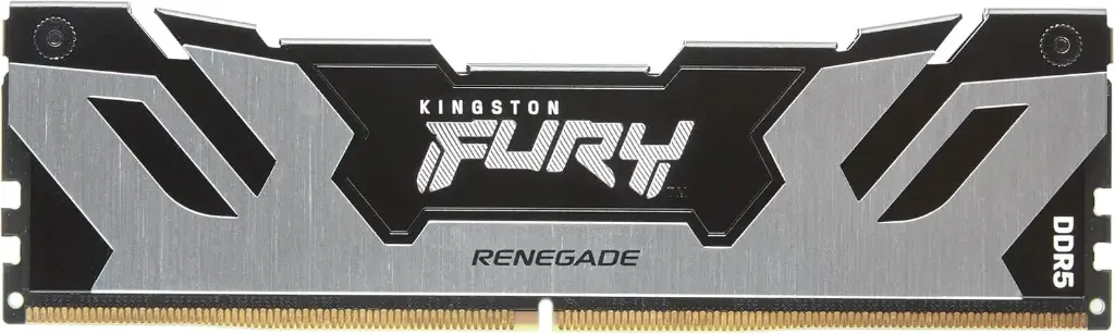 Memoria UDIMM RAM FURY Renegade Silver/Black XMP DDR5, 7200MHz, 24Gb (1x24GB), CL38, Non-ECC Unbuffered DIMM (Single Module) 1RX8 38-44-44 1.45V 288-pin 24Gbit SKU: KF572C38RS-24
