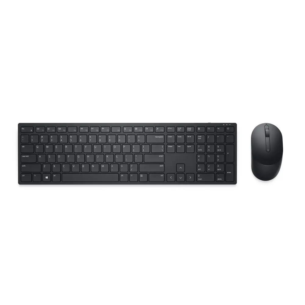 Kit de Teclado y Mouse Dell KM5221W, Inalámbrico, USB, Negro (Teclado Español)(Ñ) KB-881 Multimedia SKU: 580-AJIU