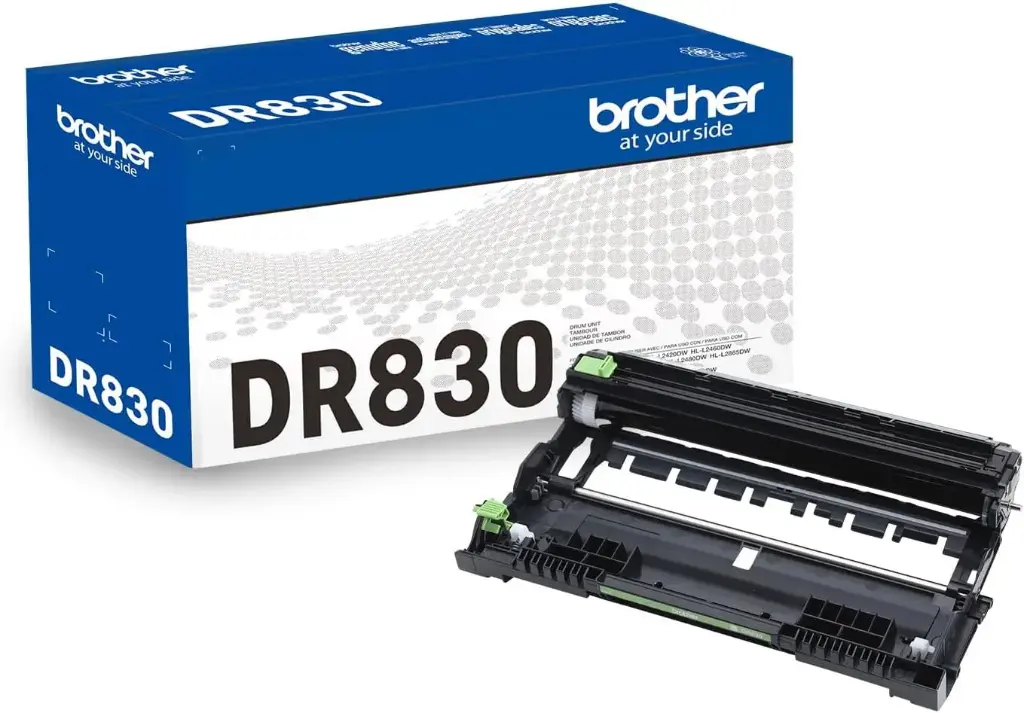DR830 Original Unidad de Imagen Drum Brother DR-830, HL-L2400D, HL-L2405W, HL-L2420DW, HL-L2460DW, HL-L2460DWXL, HL-L2465DW, HLL2467DW, HL-L2480DW, HL-L2865DW, DCP-L2640DW, DCP-L2647DW, MFC-L2760DW, MFC-L2807DW, MFC-L2820DW, MFC-L2820DWXL, MFC-L2900DW, MFC-L2900DWXL, MFC-L2980DW. 15,000 Pag. SKU: DR830