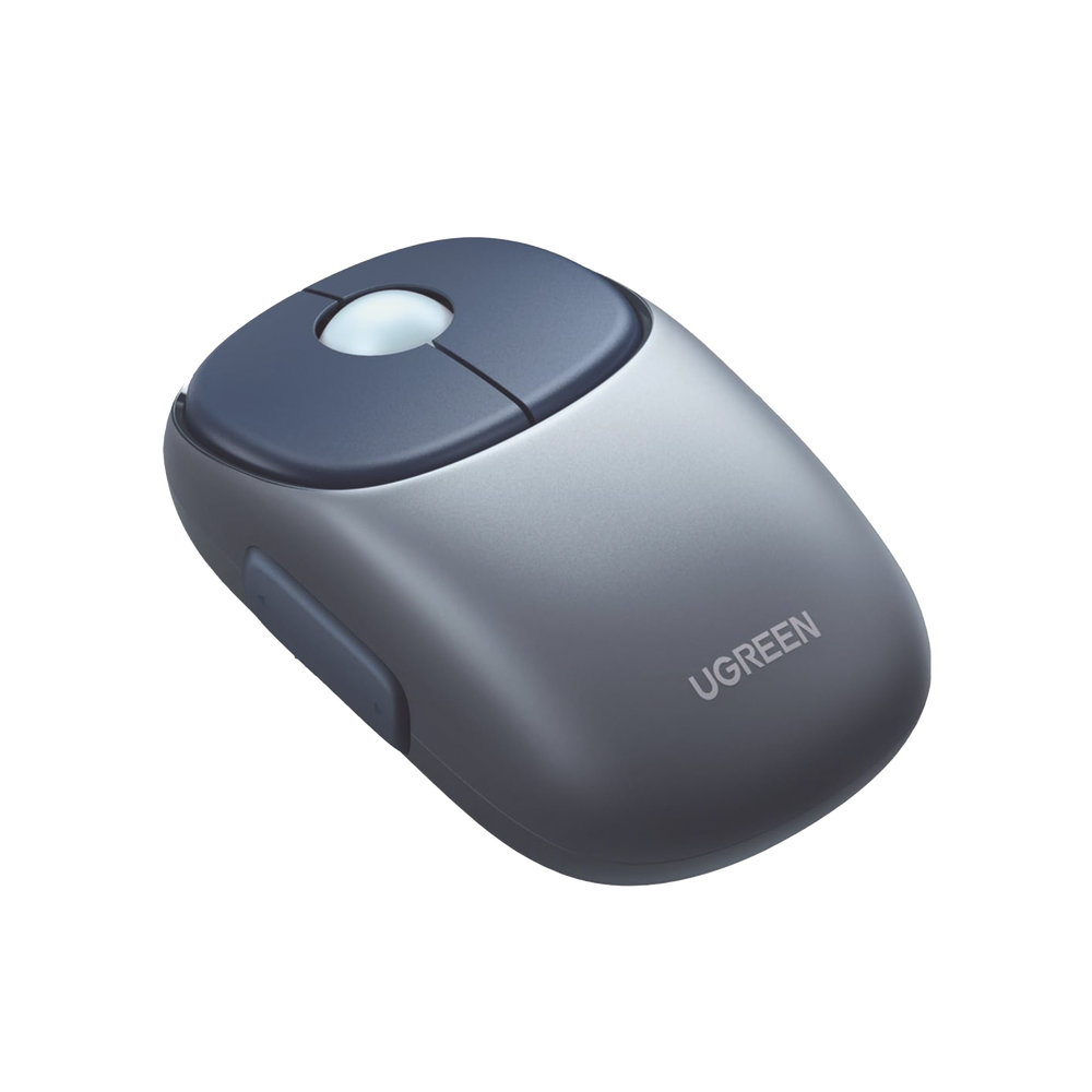 Mouse Inalámbrico FUN/ Recargable / 2.4G & Bluetooth / 4 Niveles de DPI / Silencioso / Ergonómico / 5 Botones / Compatible con Windows, macOS 10.5, Android iOS Linux y Chrome OS / Color Azul UGREEN SKU: 90538